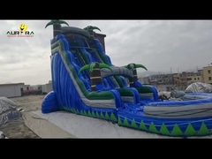 OEM Event Blue Double Lane Inflatable Slide Untuk Semua Kejadian