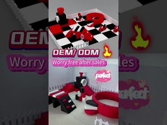 Rental Pesta Soft Play Peralatan Bounce House Inflatable Anak-anak Bola Pit Taman bermain