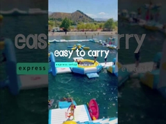 Olahraga air berwarna-warni Ditarik Banana Boat Inflatable Tube Flying Fish For Sea