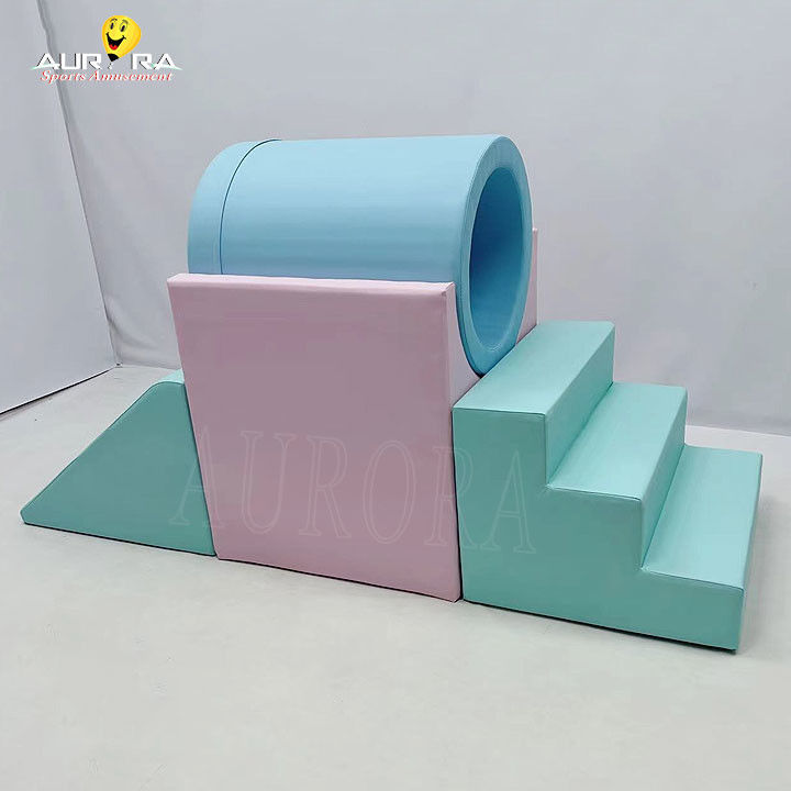 Pastel Baby Soft Play Menekuk Blok Untuk Pesta Sewa Perlengkapan Soft Play Custom