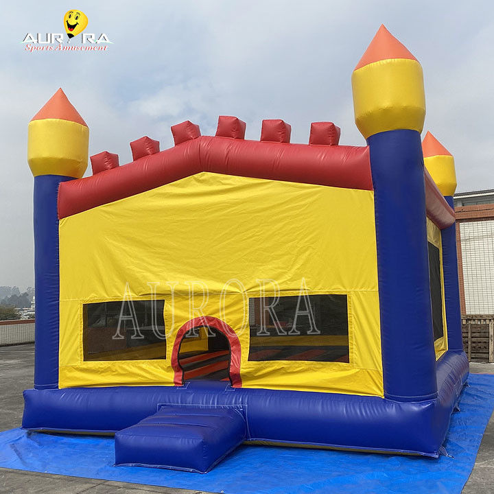 Warna-warni bouncy rumah bouncer bouncy jump kastil untuk anak pesta combo