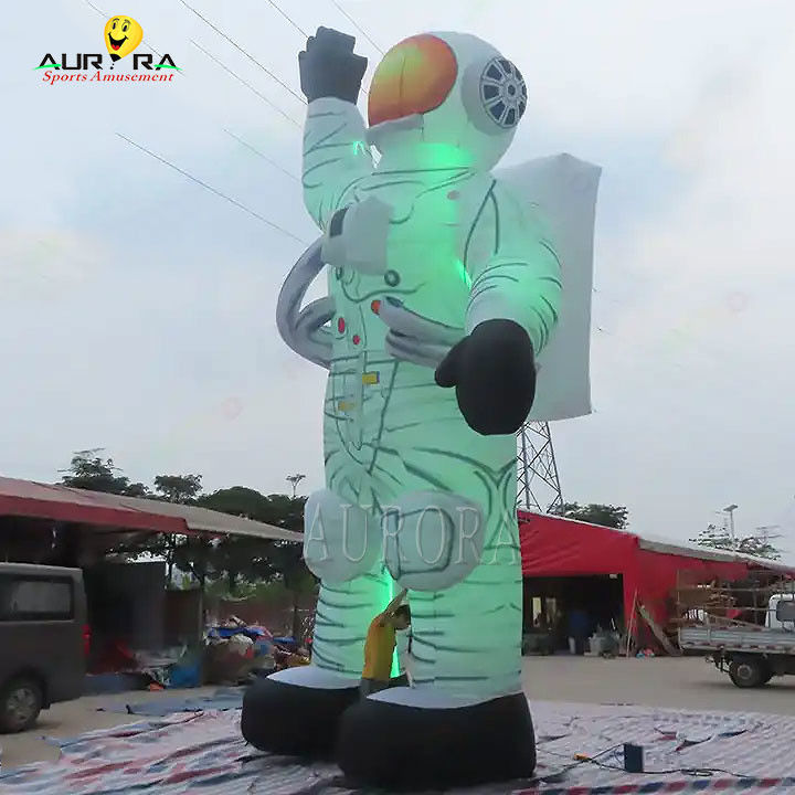 20 kaki tinggi raksasa Inflatable Astronaut Stage Iklan Air Inflatables