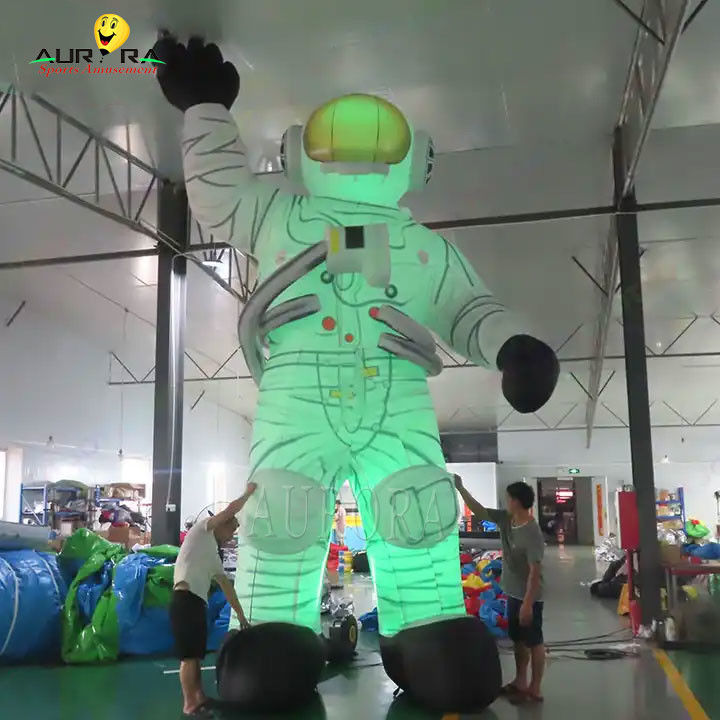 20 kaki tinggi raksasa Inflatable Astronaut Stage Iklan Air Inflatables