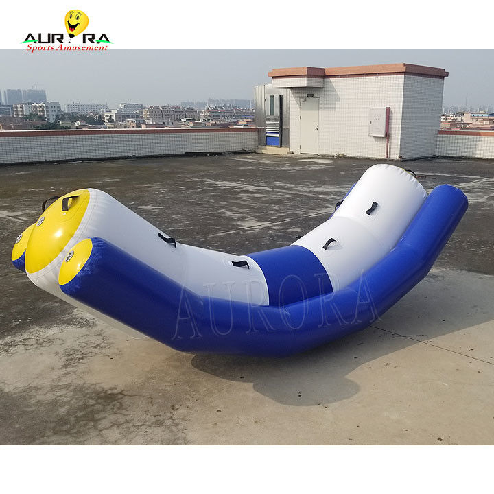 Custom Warna PVC Inflatable Air Seesaw Double Rocker Water Toy