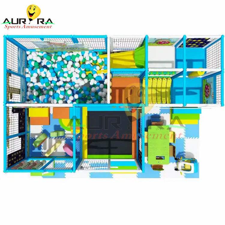 Baby Indoor Frame Soft Playground Equipment Set Bola Kolam Renang Untuk Anak-anak Play Area