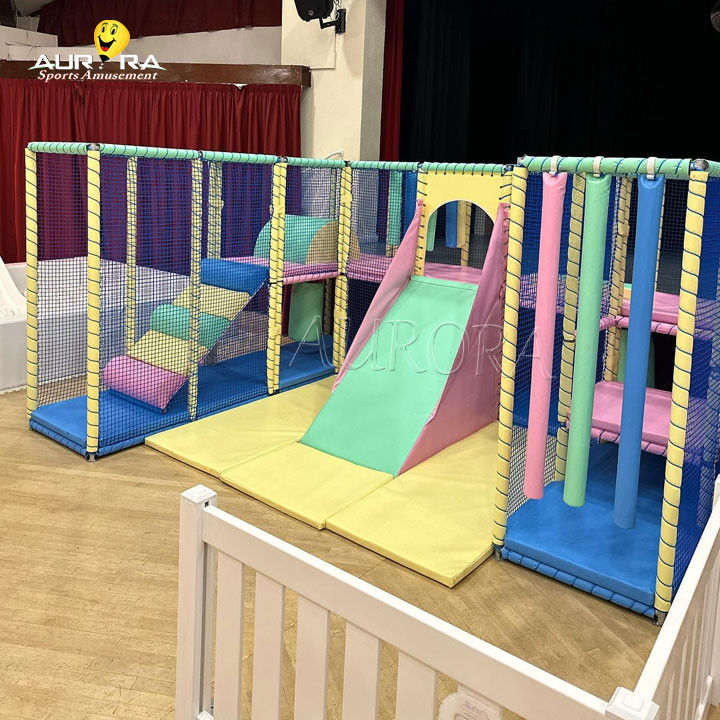 Baby Soft Play Set Popular Playground Indoor Berwarna-warni Portable Sensory Room