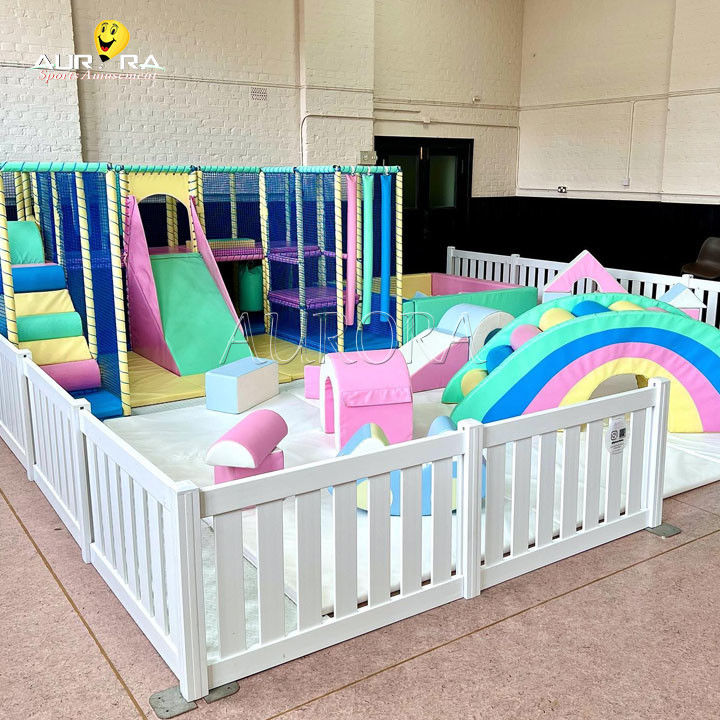 Indoor Soft Play Outdoor Playground Party Rental Peralatan Mainan Mats Bola Pit