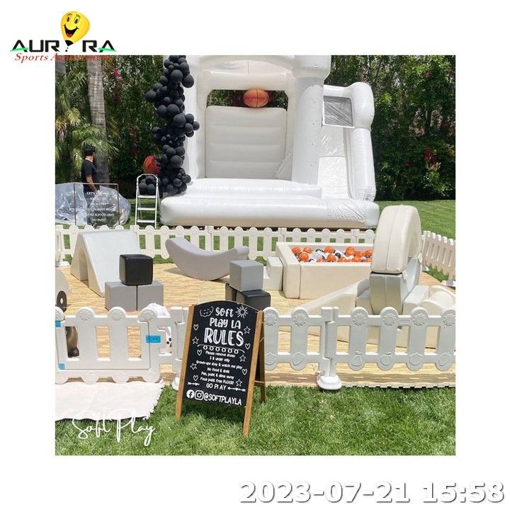 Komersial Anak-anak Soft Play Area Peralatan Lapisan Indoor Taman bermain Dibangun oleh Aurora