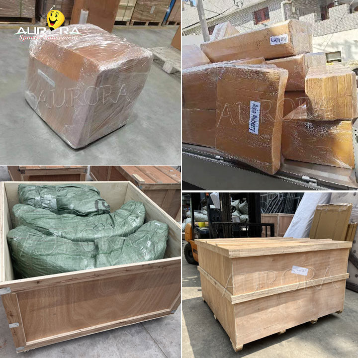 Anak-anak Karnaval Warna Pastel busa Indoor Soft Play Peralatan Warna Disesuaikan