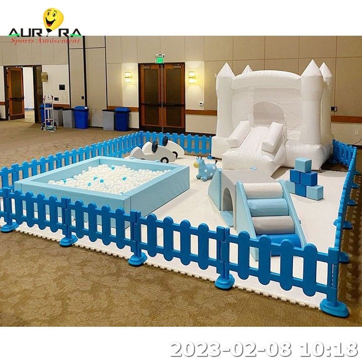 EN71 Outdoor Inflatable Soft Play Equipment Ball Pit Soft Play Sets Anak-anak Bermain Taman Hiburan Taman bermain