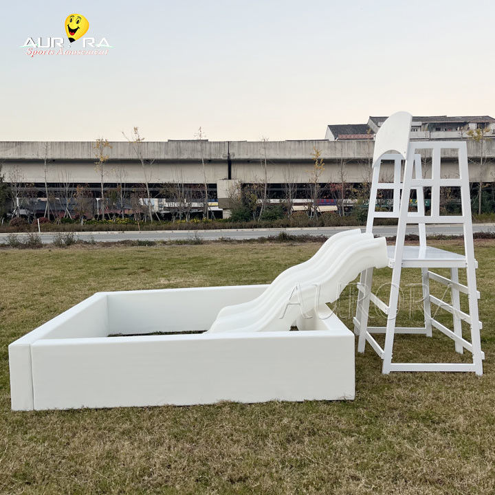Kayu Frame Inflatable Soft Play Peralatan Anak-anak Sets Bubble Dome Bouncy Castle Bouncer Putih