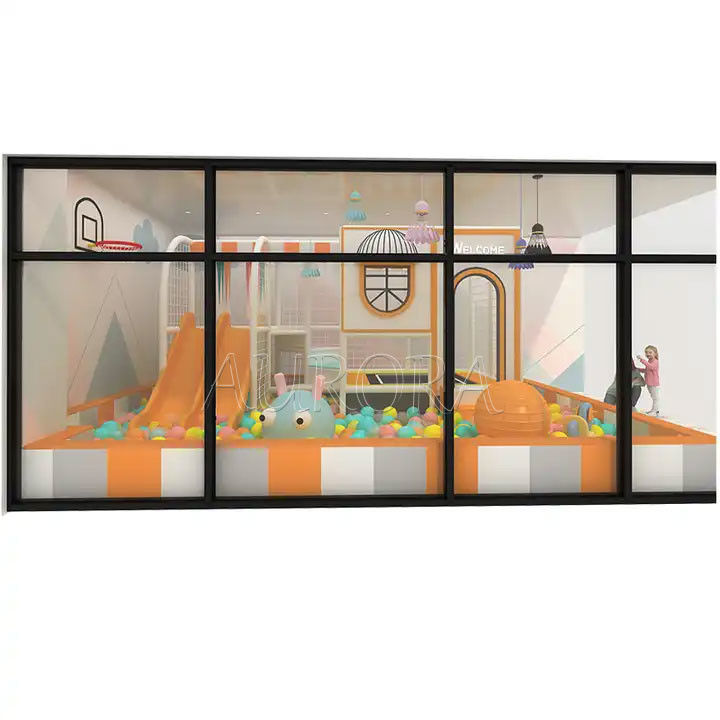 Kids Candy Theme Indoor Soft Play Equipment Warna yang dapat disesuaikan