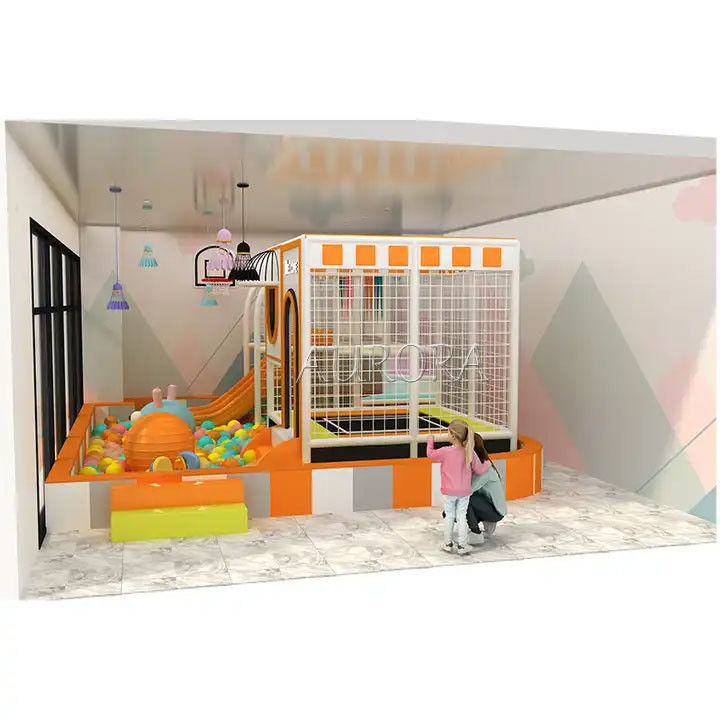 Kids Candy Theme Indoor Soft Play Equipment Warna yang dapat disesuaikan