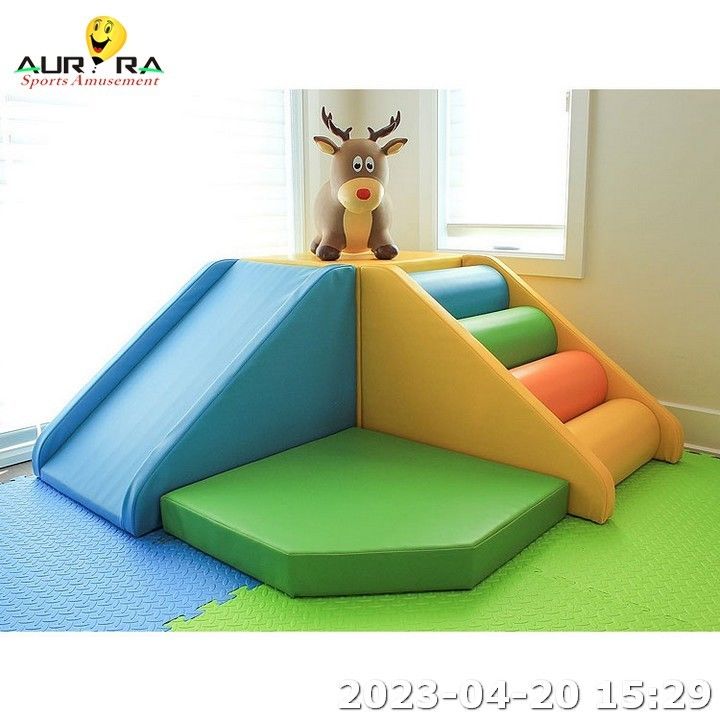 Orange Round Ball Pit Pool Game Playground Anak-anak Slide Indoor Soft Play
