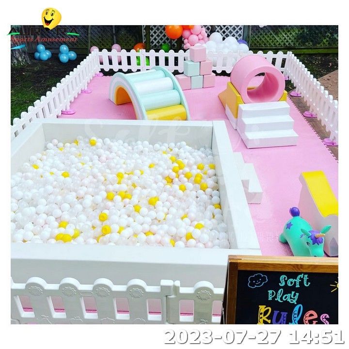 Harga Pabrik Soft Play Merry Go Round Untuk Anak-anak Soft Play Equipment Set