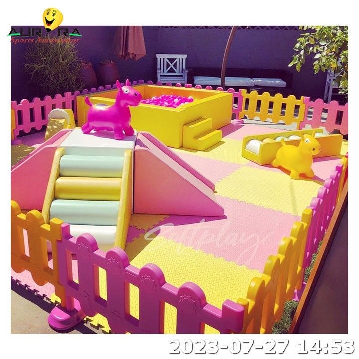 Harga Pabrik Soft Play Merry Go Round Untuk Anak-anak Soft Play Equipment Set