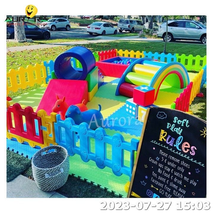 Soft Play For Toddlers Ball Pit Soft Play Sets Anak-anak Bermain Taman Hiburan Luar Ruang