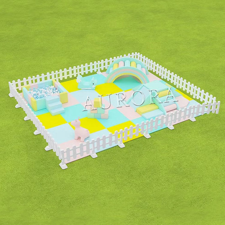 Peralatan Soft Play Outdoor Anak-anak Set Soft Play Foam Tempat bermain dalam ruangan murah