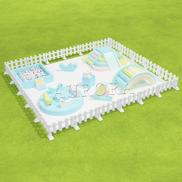 Anak-anak Soft Play Foam Block Party Peralatan Soft Play Untuk Pesta Gadis Sewa