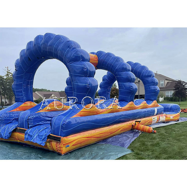 Harga Pabrik Lava Inflatable Slip N' Slide Water Slide Park Untuk Anak-anak Dewasa