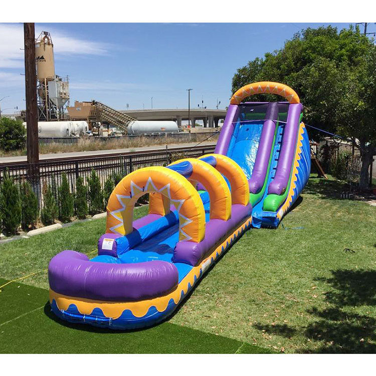 40ft Long Giant Slides Aman Inflatable Slip N Slide Jumbo Aqua Slide Slide Air