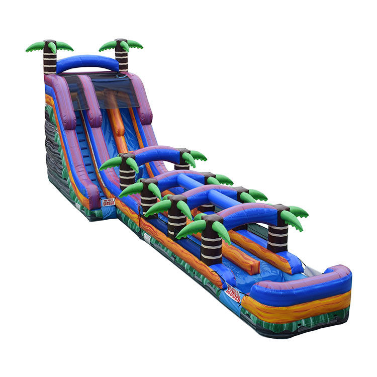 Mainan Inflatable Aksesoris Slide Air 22'H Ungu Crush Slide Air Inflatable Slip