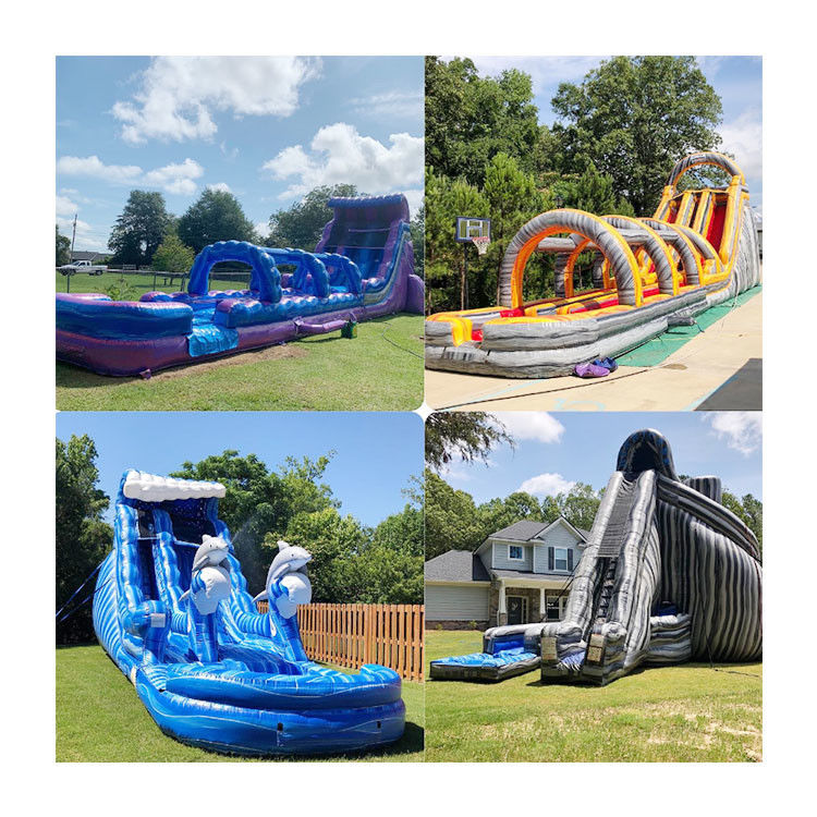 Slide Air Inflatable China Air Raksasa Dewasa Murah Desain Baru Hijau Dijual