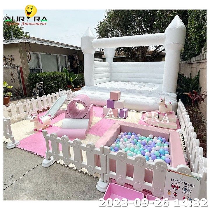 Anak-anak Menekuk Bola Pit Anak Indoor Playground Soft Play Peralatan Soft Play Sets