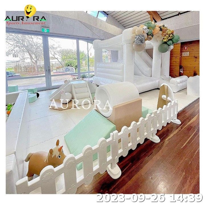 Anak-anak Menekuk Bola Pit Anak Indoor Playground Soft Play Peralatan Soft Play Sets