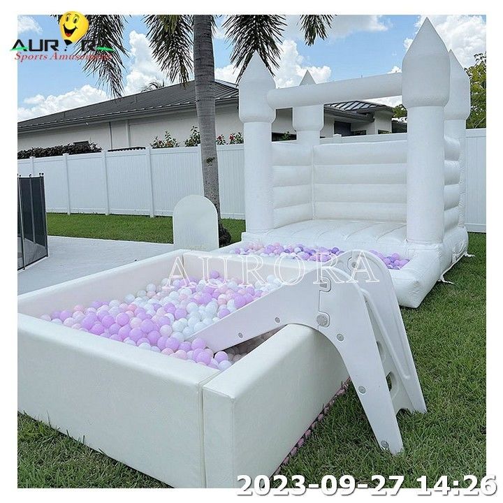Slide Ball Pit Taman bermain Blok Mendaki Bulu Lembut Anak-anak Soft Play untuk Peralatan