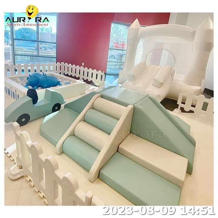 Outdoor Soft Play Toys Soft Play Equipment Indoor Soft Play Pink Dengan Penjaga
