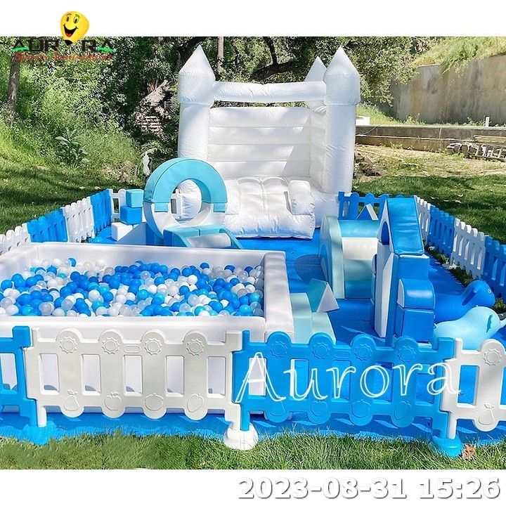 Jual panas peralatan taman bermain area bermain anak-anak Indoor bola kolam renang Pit Set