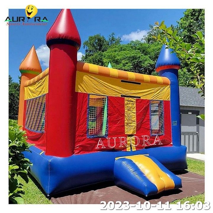 Anak-anak Rumah Bounce Inflatable Desain Warna Pernikahan Rumah Bounce Dijual