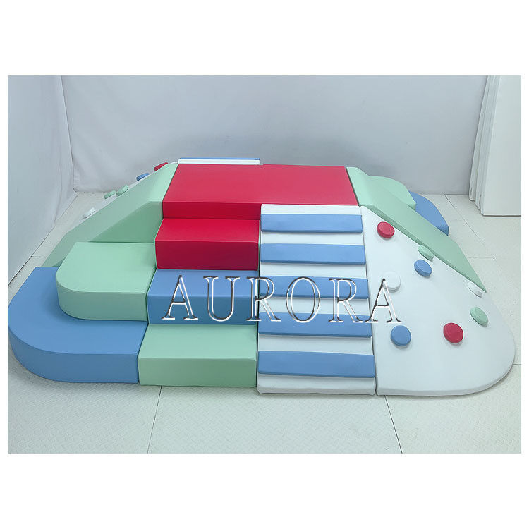 Anak-anak Soft Play Ball Pit Set Lengkap Soft Play Rainbow Bridge Soft Play Peralatan