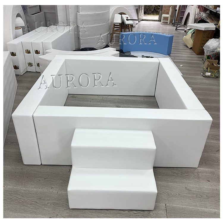 Putih Dan Hitam Soft Play Ball Pit Soft Play Sets Untuk Indoor Kids Playground