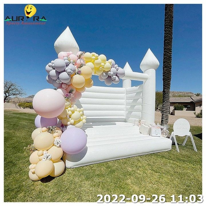 Wet Combo Rumah Bouncing Baru yang Bisa Dipompa Dengan Blower Rumah Bouncing Mini Dengan Ball Pit
